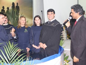 Festa Batismal no Evangelismo Público - IASD Santana de Parnaíba